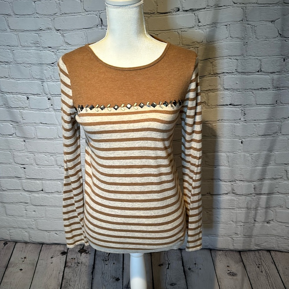 J. Crew Embellished Sweater Sz S